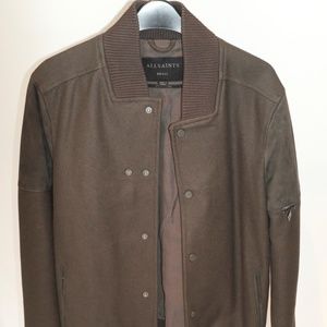 All Saints Brown/Green Jacket Size Small